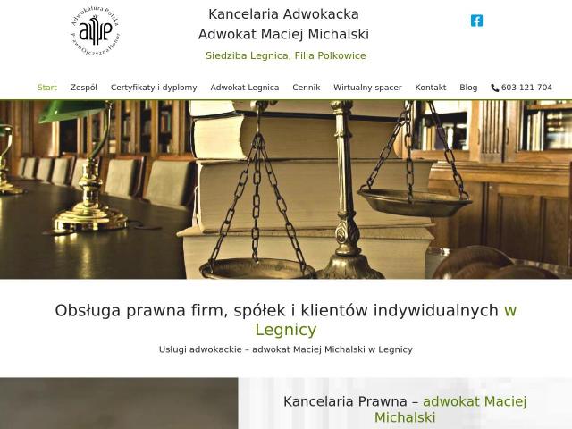 Kancelaria adwokacka adw. Maciej Michalski