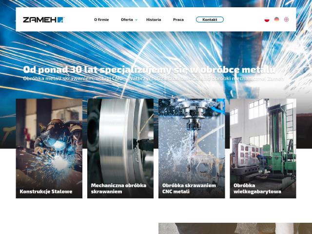 strona: Zakład Mechaniczno-Handlowy ZAMEH Sp. z o.o.